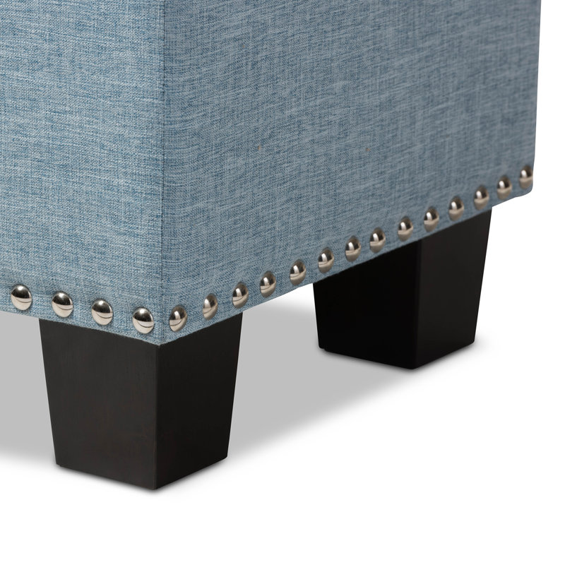 Alcott Hill® Ouzts Polyester Blend Upholstered Storage Bench & Reviews